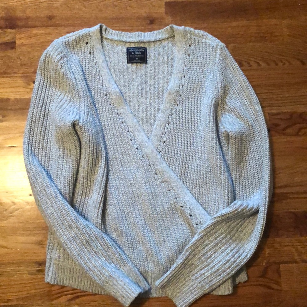 Abercrombie wrap sweater
